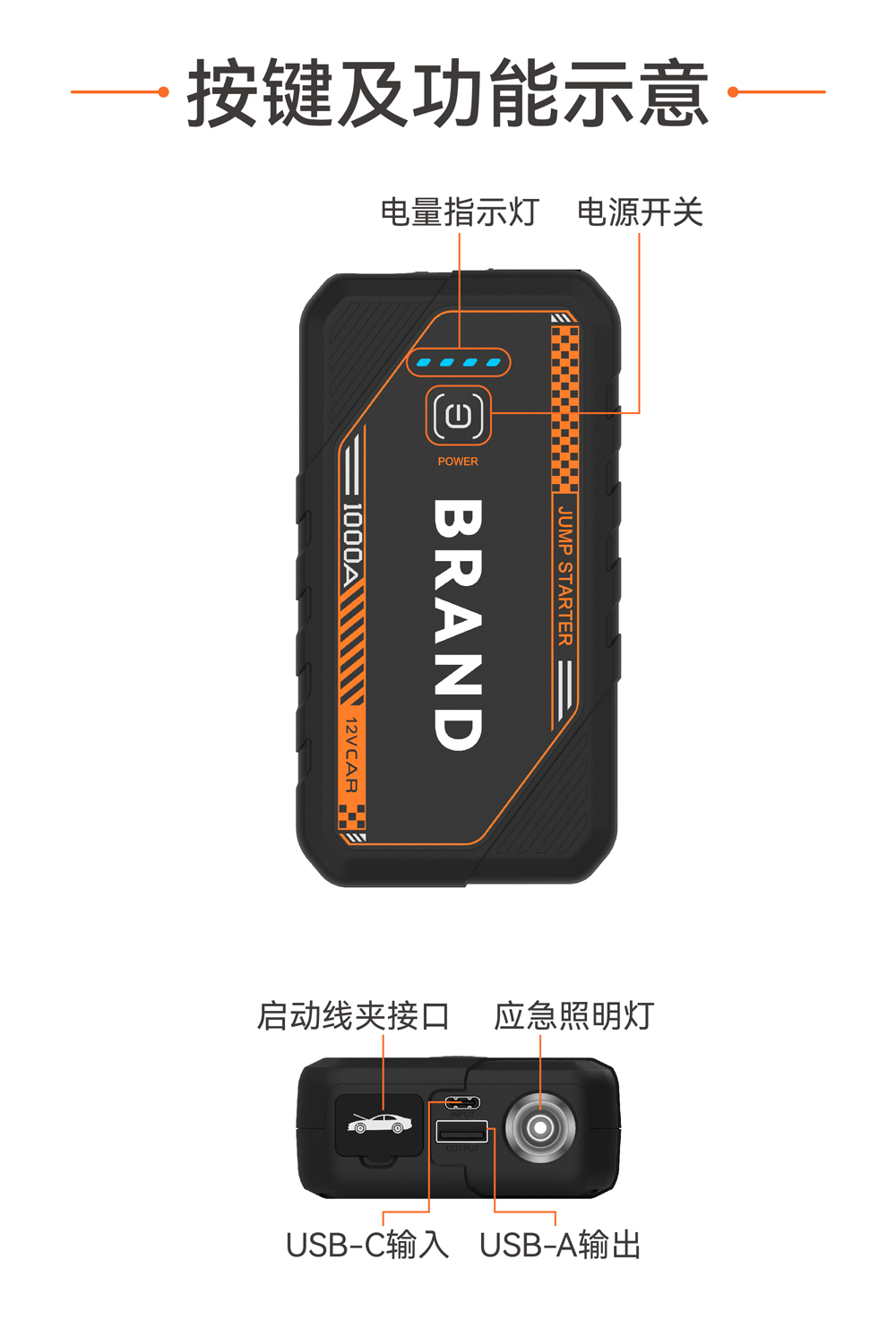 Boltpower電將軍K23多功能汽車(chē)啟動(dòng)電源03